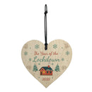 Heart Shape Wooden Crafts Christmas Hanging Ornament DIY Wooden Crafts Projects