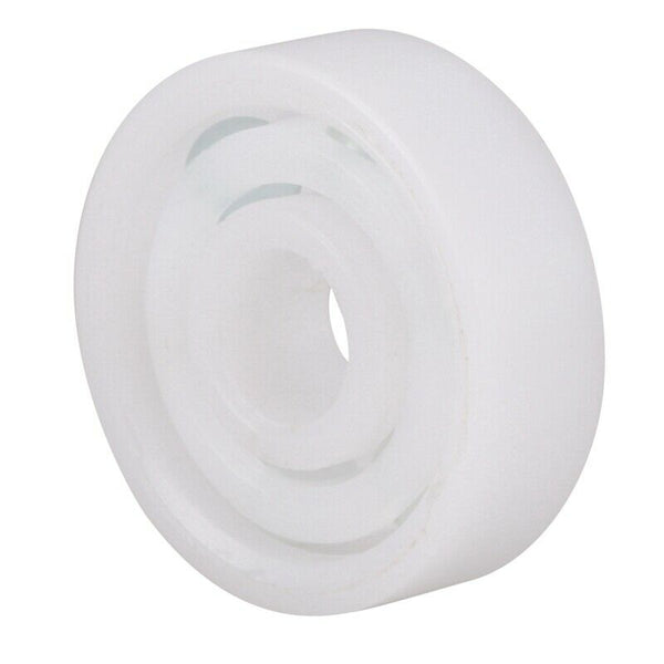 1 x 626 deep groove ball bearing plastic glass 6 * 19 * 6mm, white K7M2