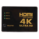 4K*2K 3in 1out HDMI Switch Hub Splitter TV Switcher Ultra HD for HDTV PC