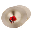2x Mini Kids Children Copper Hand Cymbals Gong Rhythm Beats Percussion - 9cm