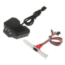 Desktop PC Computer Power Switch& USB Port/ Restart Button with 2 USB Port