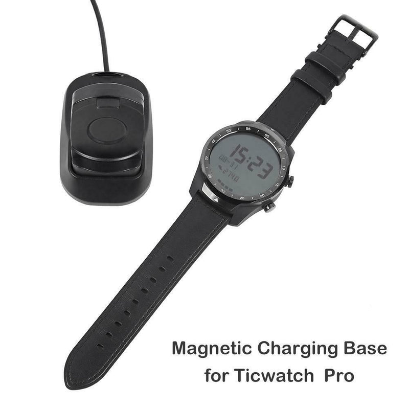 Magnetic Charging Dock Cradle Charger Adapter 1m USB Cable for Ticwatch Pro