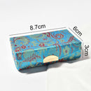 Double Support Lipstick Case Holder With Mirror Inside & Snap-On Closure 3C
