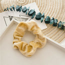 12 Pieces Velor Scrunchie, Velvet Scrunchies, Elastic Hair Velvet