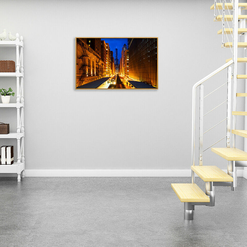 75 X 50cm 1000 Pieces Paper Jigsaw Puzzles Lighting Street Assembling Craft