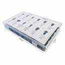 240Pcs Car Retainer Clips and Plastic Fasteners Kit, 12 Most Popular Sizes