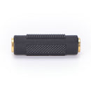mini 3.5mm female to female F/F jack stereo audio adapter converter connector JR