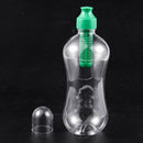 550ML Outdoor Water Bobble Hydration Filter Bottle Filtered Drinking, Green