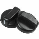 5 PCS Kitchen Black Plastic Gas Stove Cooker Control Knobs I6C2