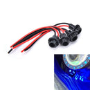 4x T10 W5W 158 501 Car Socket Extension LED Wedge Light Base Connector T HT FT