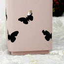 Nordic Modern Hollow Out Metal Candle Holder Butterfly Candlestick Pink