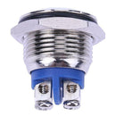 16mm Starter Switch Boat Horn Momentary Stainless Steel Push Button Switch A