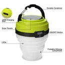 Solar Camping Light Folding Lantern Led Tent Light Usb Rechargeable Emergen