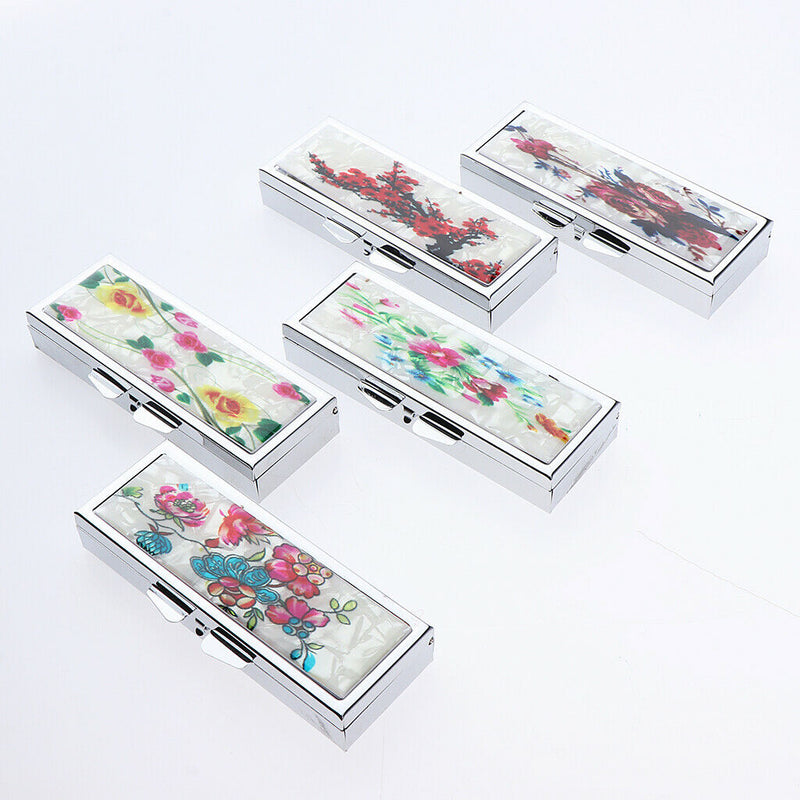 Travel  Pill Box Medicine Storage Container Organizer Case 6 Slots