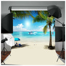 3x5Ft Summer Seaside Beach Photography Background Vinyl Studio Backdrop Pro