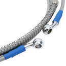 120Cm Motorcycle Brake Oil Hose Line Banjo Fitting Stainless Steel Braided