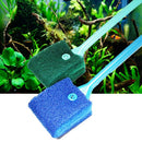 2 Head Cleaning Brush Plastic Sponge Aquarium  Fish Tank Aquarium AccessoriSEAU