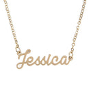 Women Name Pendant Chain Customized Handwrite Signature Necklace/Jessica