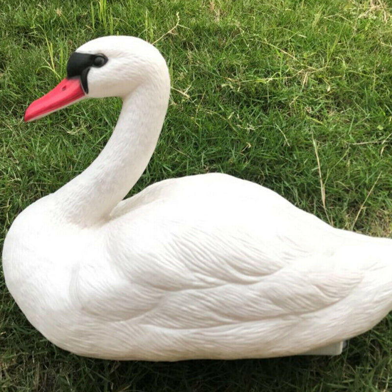 Lightweight Decoration Swan Sculpture Outdoor Garden Float On The Water Rockery