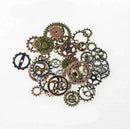 50g mechanical gear steampunk retro DIY handmade alloy jewelry accessories