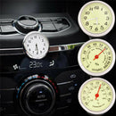 Auto Car Dashboard Decoration Ornaments Luminous Clock Thermometer Hyg3C