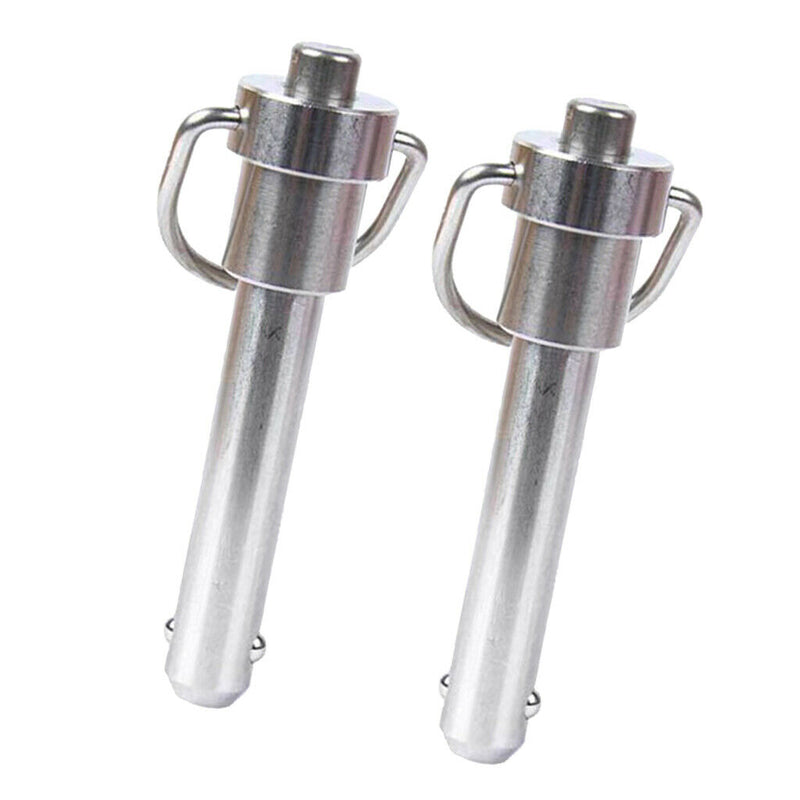 2 Pack Push Pull Ball Lock Pins Ball Lock Quick Pin Shank Ball Lock 20mm