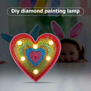 DIY LED Diamond Painting Heart Embroidery Full Special Shaped Drill Light