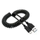 Stretch USB-C USB 3.1 Type C to USB 3.0 A Male Data Charge Cable for Tablet