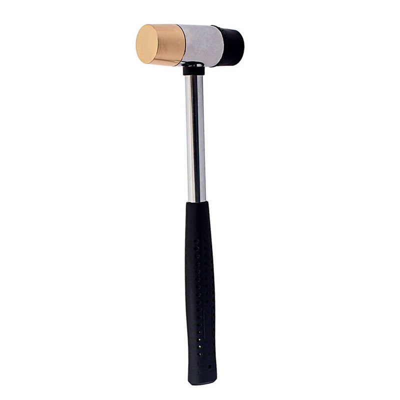 Fret Hammer 7/8" diameter head -UHMW&Brass head-Guitar luthier hammer Black