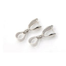 20x Findings Bail Connector Bale Pinch Clasp Pendants Craft Jewelry AccessorieM&