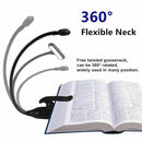 Reading Light, Clip on Book Light with 3 Brightness Light & Stepless Adjust V4B8
