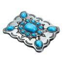 Mens Western Classic Belt Buckle Classic Boho Synthetic Turquoise Buckles