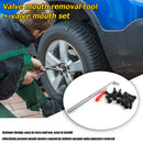 12pcs TR413 Snap-in Tire Valve Stems with Valve Core Remover Valve Stem Puller