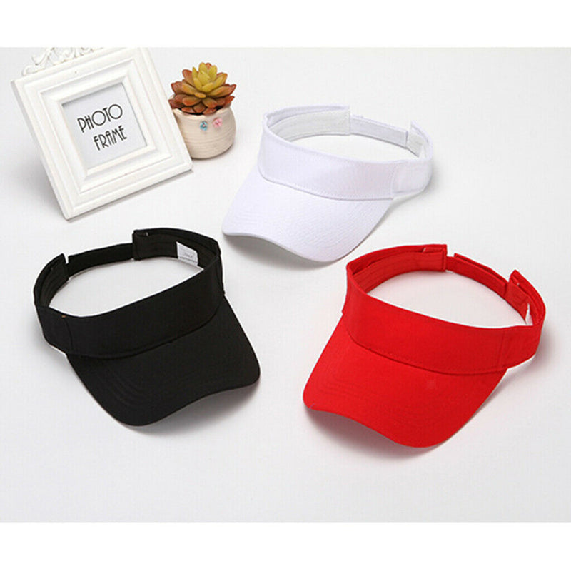 2Pcs Headband Sun Visor Hat Unisex Golf Tennis Outdoor Running Sports Cap