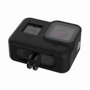 Silicone Case Protective Cover Shell for Gopro Hero 8 Black Camera (Black)