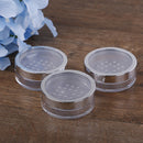 8ML Plastic empty cosmetic bottle sifter container puff jars container screw  ME
