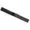 Watch Strap Ceramic Bracelet Band 20mm Hidden Deployment Clasp black