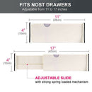 Drawer Dividers Organizer 5 Pack,Adjustable Separators 4 Inch High Expandab