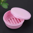 Travel Portable Round Soap Wash Shower Home Bathroom Box Holder Container
