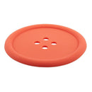 Big Button Silicone Coaster Fun Novelty Design Kitsch Retro Drinks Placemat M5R3