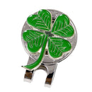 Magnetic Golf Cap Clip with Detachable Golf Ball Markers Training Aid Green