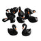 Mini Landscape Moss Ornament Cartoon Small Ornaments Black Swan
