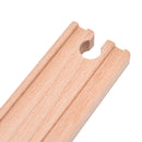 1x Wooden Train Straight Track Accessories Compatible All Major Brand 10.8cm3CU
