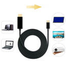 1.8m USB 3.1 Type-C to HDMI Cable 1080P HD Video Display Projector Adapter