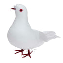 Decorative Dove Artificial Foam Feather White Pigeon Bird Wedding Ornament