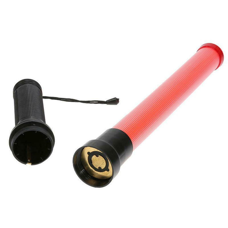 Traffic Rescure Signal Road Control Warning Flashing Light LED Baton(Red) A
