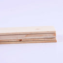 10 Pcs Natural Wooden Square Strips Board Dowel Rods Pouch