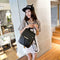 Women Backpacks School Bag For Teenage Girls PU Leather Travel Bags(Black)