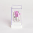 7 Holes Nail Art Drill Bit Holder Stand Displayer Organizer Manicure Box LJ