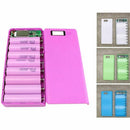 DIY 8x18650 Portable Battery Power Bank Shell Case Box LCD Display Dual USB